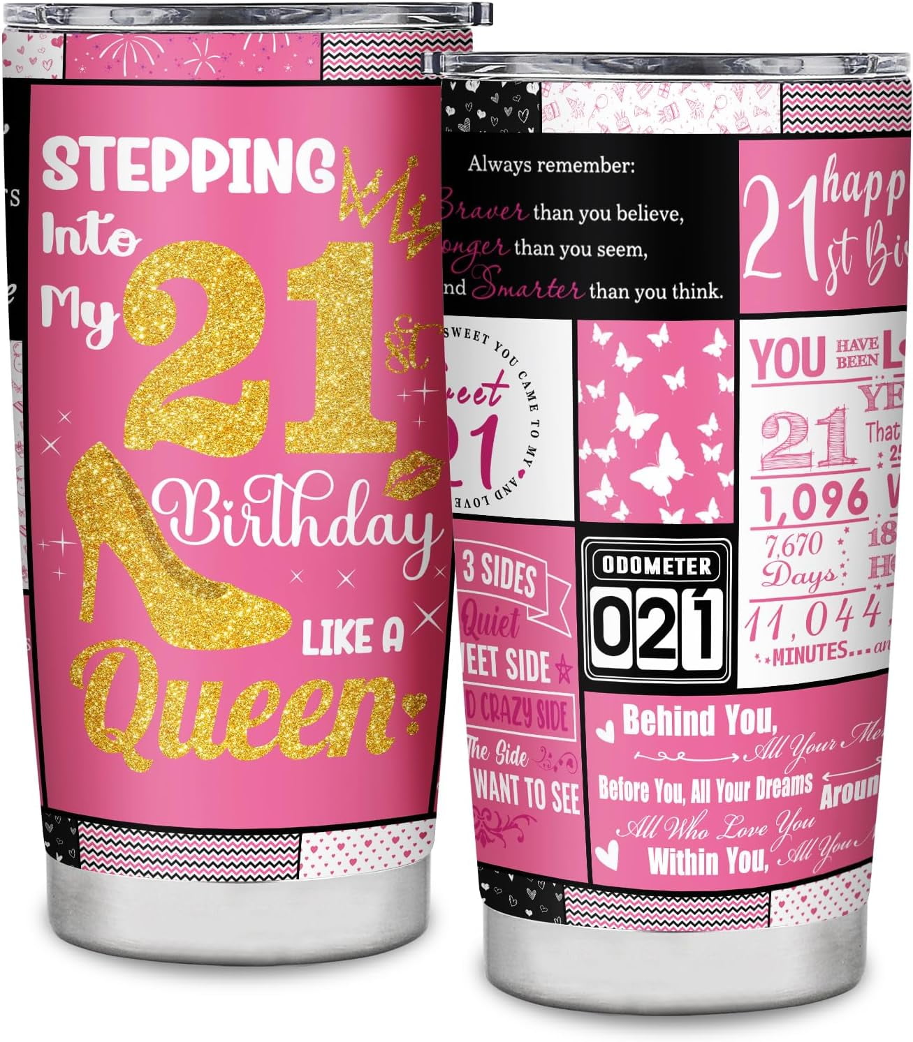 21st Birthday Gifts for Her Tumbler 21 Year Old Birthday Gifts for — free download
