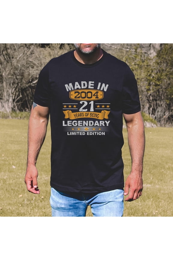 21st Birthday Shirt, 21st Birthday, 21st Birthday s for Women, 21st Birthday s for Men, 2004 Shirt, Vintage 2004 Birthday Shirt, F4300 All Size S-5Xl
