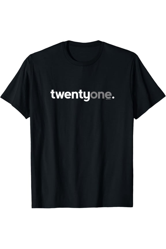 21st Birthday Shirt Ideas for Him Men T Shirt Twentyone Tee T-Shirt