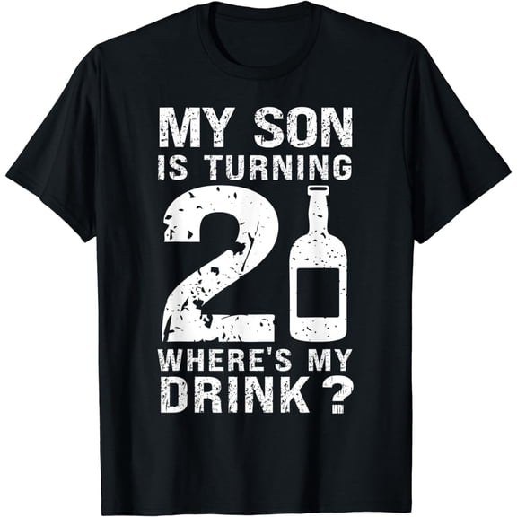 21st Birthday for Dad Mom 21 Year Old Son Kid Squad T-Shirt