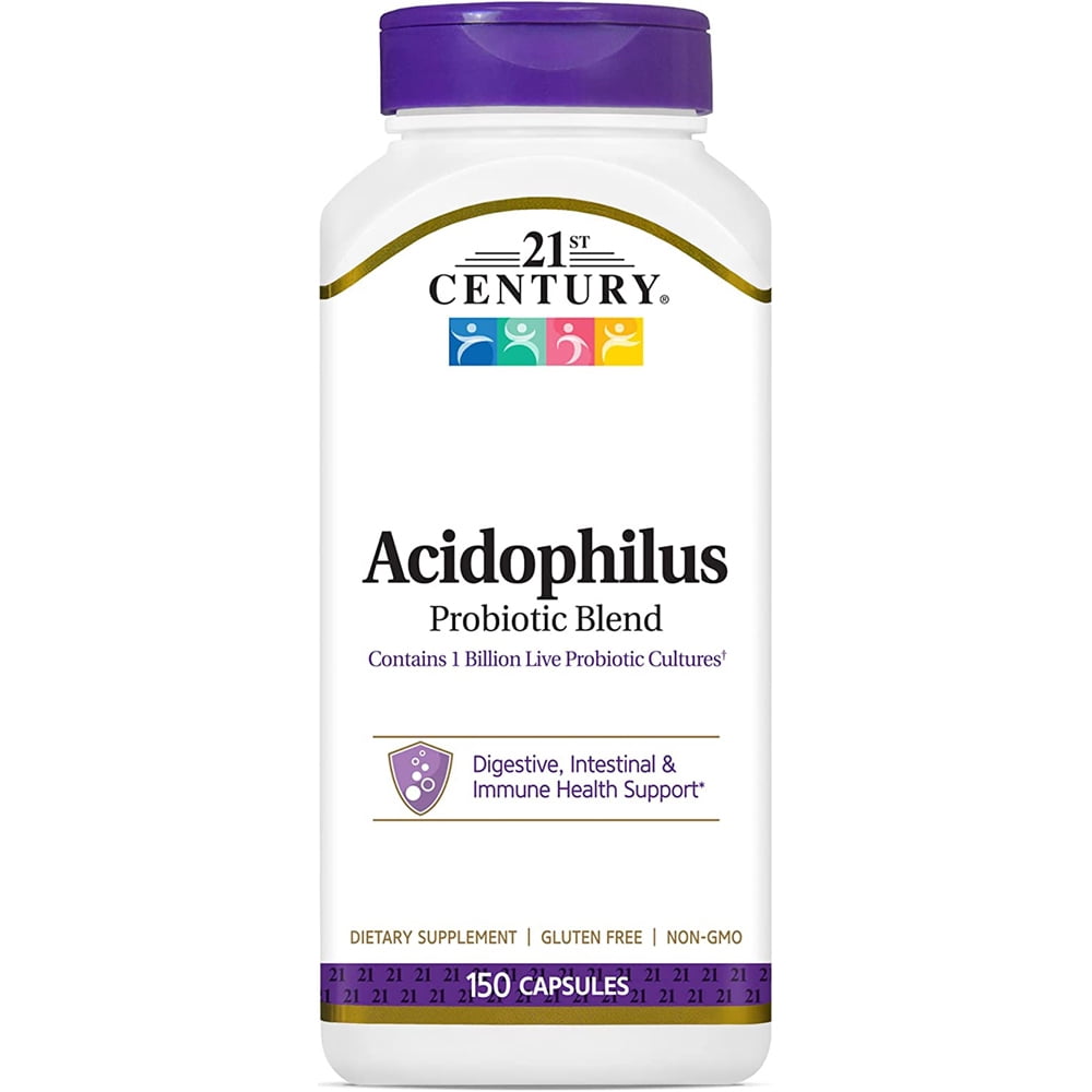 21st Century Acidophilus Probiotic Blend Capsules, 150 Count