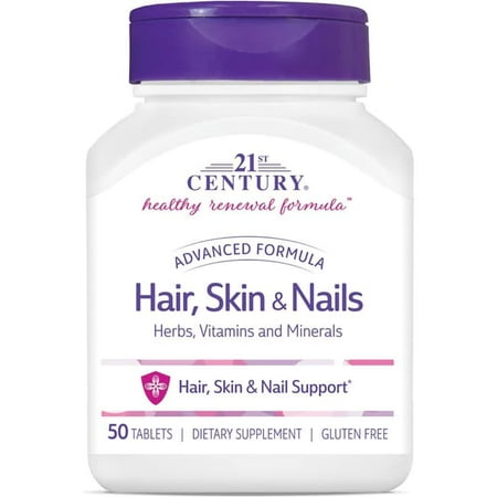 21st Century Advanced Formula Hair, Skin & Nails 50 Tabs