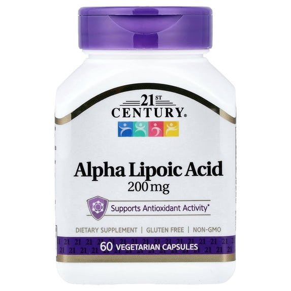 21st Century Alpha Lipoic Acid, 200 mg, 60 Capsules