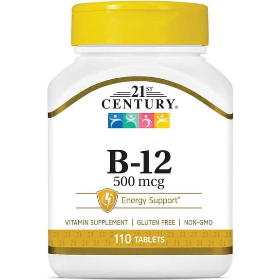 21st Century Vitamin B-12, 500 mcg, 110 Tablets