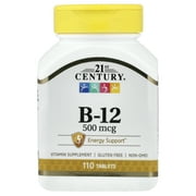 21st Century Vitamin B-12, 500 mcg, 110 Tablets