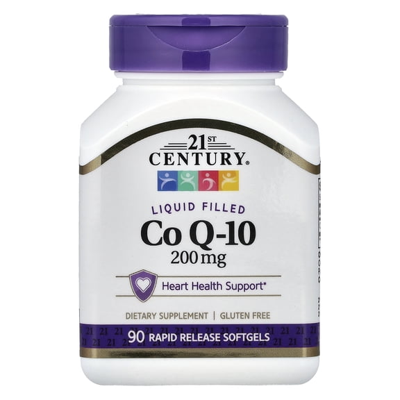 21st Century CoQ-10 Softgels, 200 mg, 90 Count