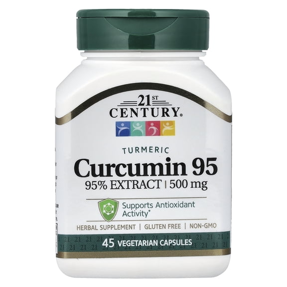 21st Century Curcumin 95 Herbal Supplements 45 Each