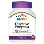 21st Century Digestive Enzymes Capsules, 60 Count, 2 Pack