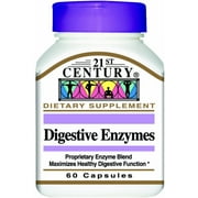 21st Century Digestive Enzymes Capsules 60 Each - Pack of 3