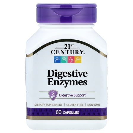 21st Century Digestive Enzymes Capsules 60 Each