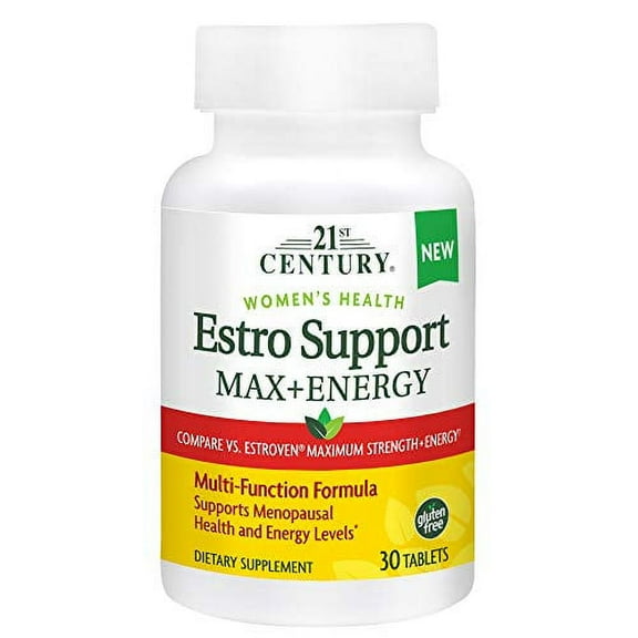 21st Century Estro Support Max + Energy, 30 Count