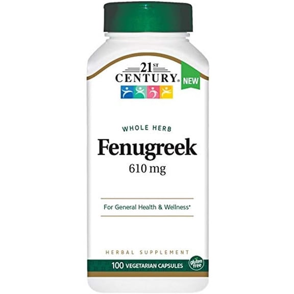 21st Century Fenugreek 610 Mg - 100 Capsules