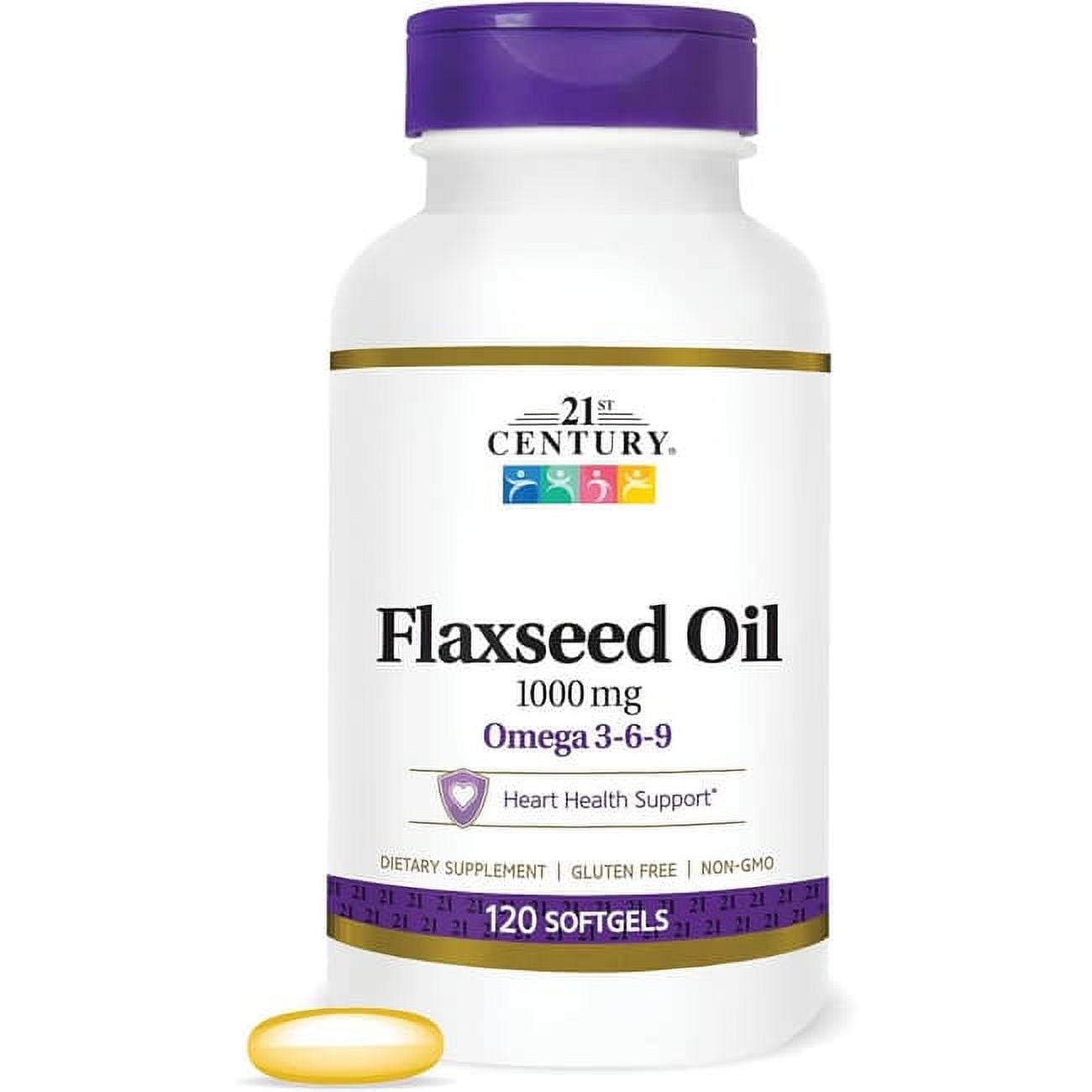 21st Century Flaxseed Oil 1,000 mg 120 Sgels