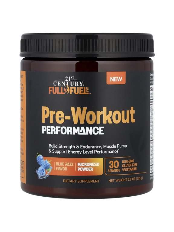 Full Fuel 365, Pre-Workout Performance, Blue Razz, 5.8 oz (165 g)