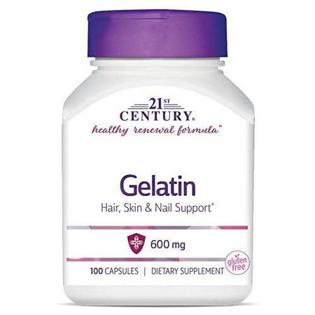 21st Century Gelatin 600mg, 100 Capsules 1