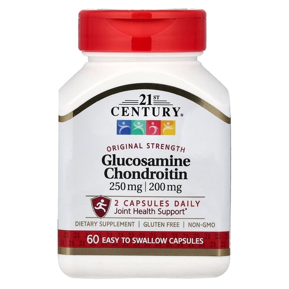 21st Century Glucosamine 250 mg Condroitin 200 mg, 60 Ct