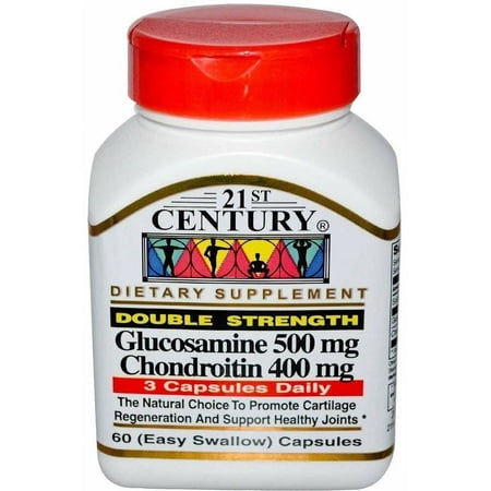 21st Century Glucosamine 500Mg & Chondroitin 400Mg Capsules 60 Ct 3 Pack