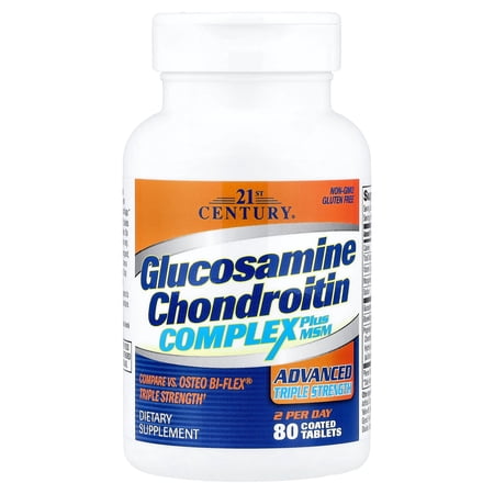 21st Century Glucosamine Chondroitin Complex Plus MSM, 80 Ct