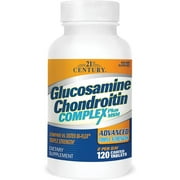21st Century Glucosamine Chondroitin Complex Plus MSM, Advanced Triple Strength, 120 Tablets