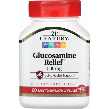 21st Century Glucosamine Relief Capsules, 500 mg, 60 Count