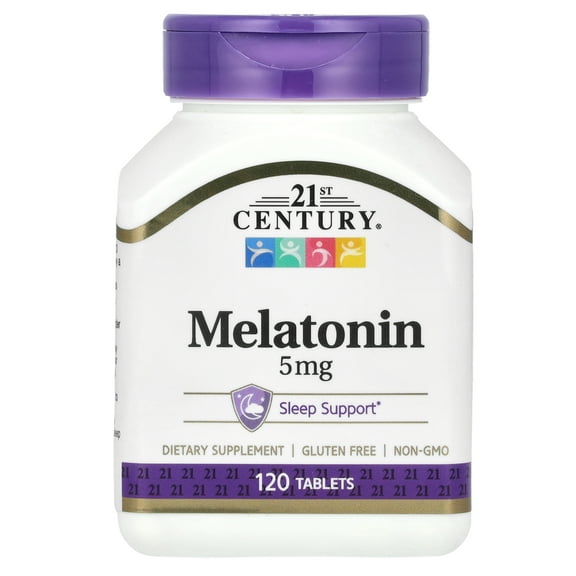 21st Century HealthCare Melatonin Tablets, 120 Count