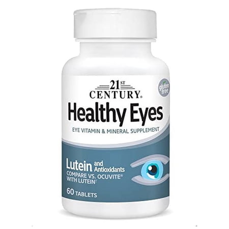 21st Century Healthy Eyes with Lutein Tablets, 60 Count, 3 Pack