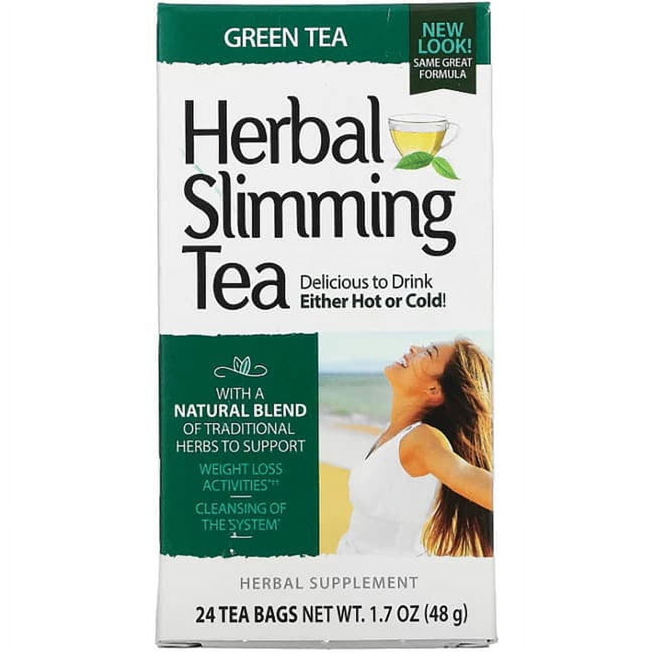 21st Century Herbal Slimming Tea - Green Tea 24 Bag(S) - Walmart.com