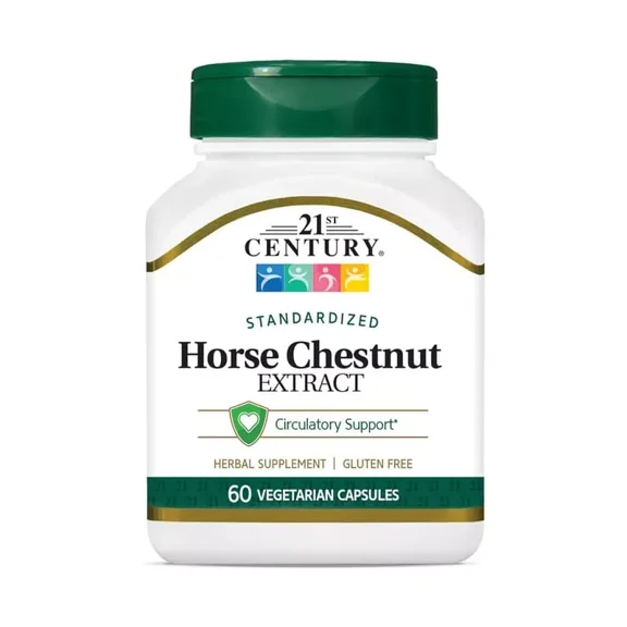 21st Century Horse Chestnut Seed Extract Veg Capsules, 60 Count, 2 Pack