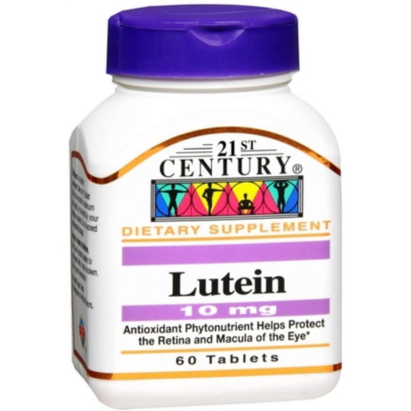 21st Century Lutein 10 mg Tablets 60 Tablets (Pack of 2)