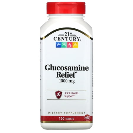 21st Century Maximum Strength Glucosamine Relief Tablets, 1000 mg, 120 Count