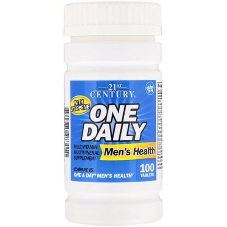 21st Century Men's Health One Daily Multivitamin Tablet Supplement, 100ct