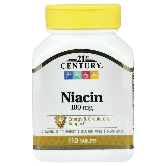 21st Century Niacin, 100 mg, 110 Tablets