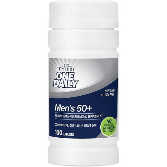 21st Century One Daily, Men's 50+, 100 Tablets