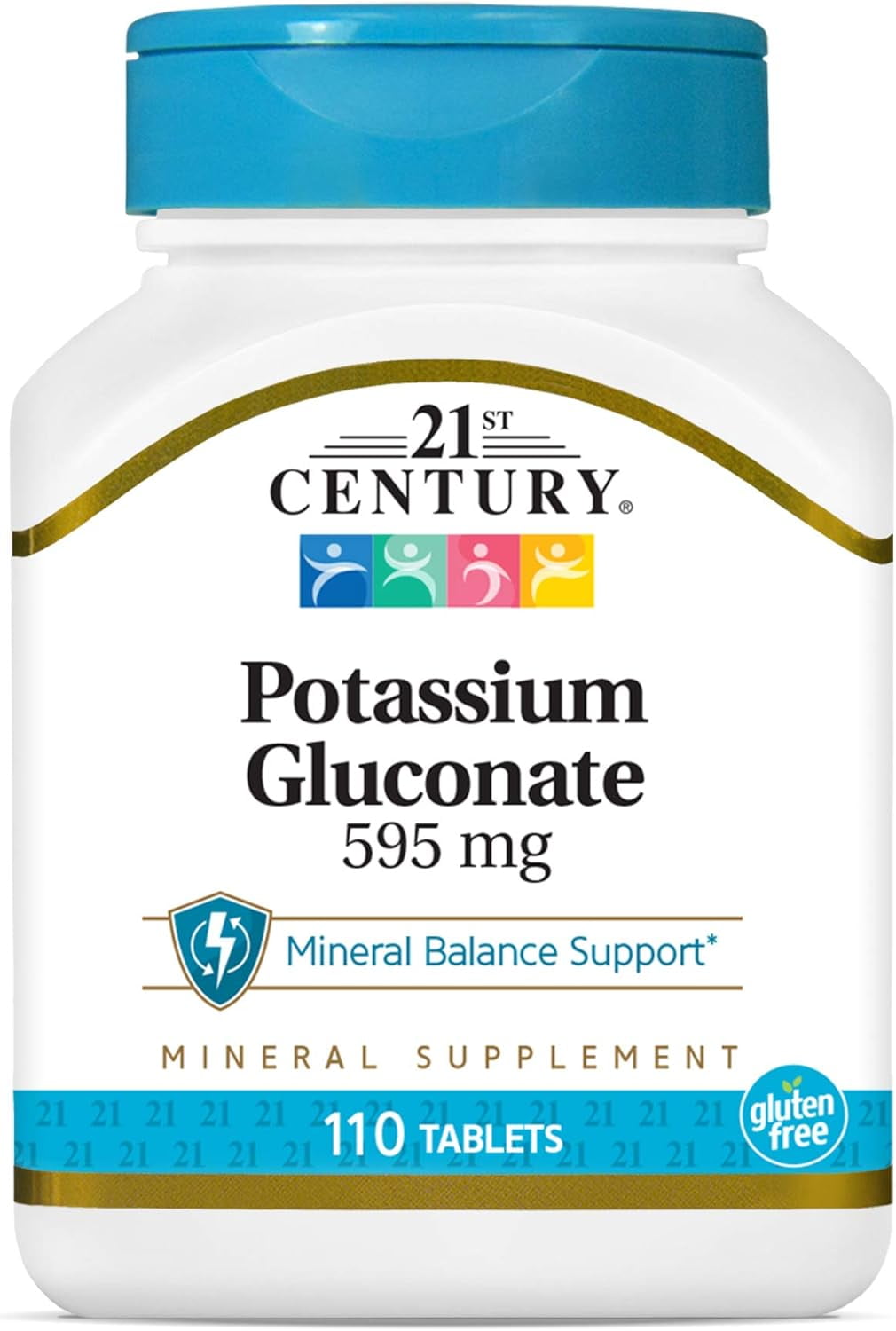 21st Century Potassium Gluconate Supplement, 110 Count
