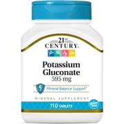 21st Century Potassium Gluconate Supplement, 110 Count