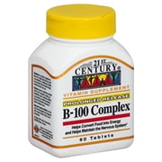 21st Century B-100 Complex, Prolonged Release, 60 Tablets