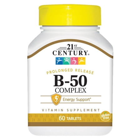 21st Century B-50 Complex, Prolonged Release, 60 Tablets
