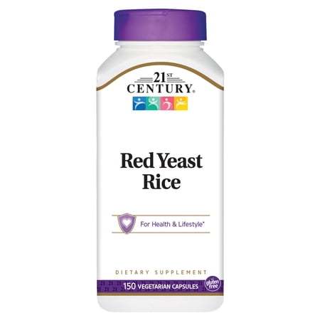 21st Century Red Yeast Rice 1200mg Capsules, 150 Ct
