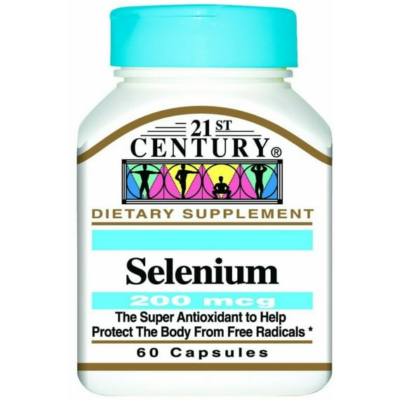 21st Century Selenium 200 mcg Capsules 60 Each - (Pack of 2)