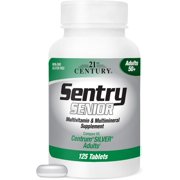 21st Century Sentry Senior Multivitamin & Mineral Tablets, 125 Count