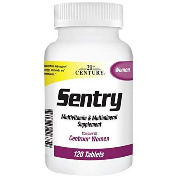 21st Century Sentry Women Multivitamins with Minerals 120 Each