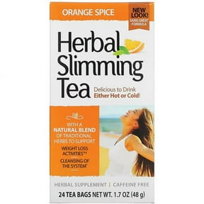 21st Century Herbal Slimming Tea, Orange Spice, Caffeine Free, 24 Tea Bags, 1.7 oz (48 g)