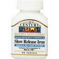 thumbnail image 1 of 21st Century Slow Release Iron High Potency, Gluten Free, 60ct, 4-Pack, 1 of 10
