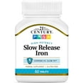 thumbnail image 1 of 21st Century Slow Release Iron High Potency Gluten-Free 60ct, 5-Pack, 1 of 4