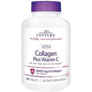 21st Century Super Collagen Plus Vitamin C Supplements 180 Each
