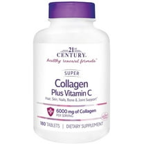 21st Century Super Collagen Plus Vitamin C Supplements 180 Each
