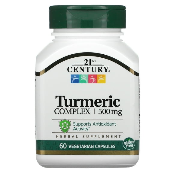 21st Century Turmeric Complex Vegetarian Capsules 500 MG 60 ea