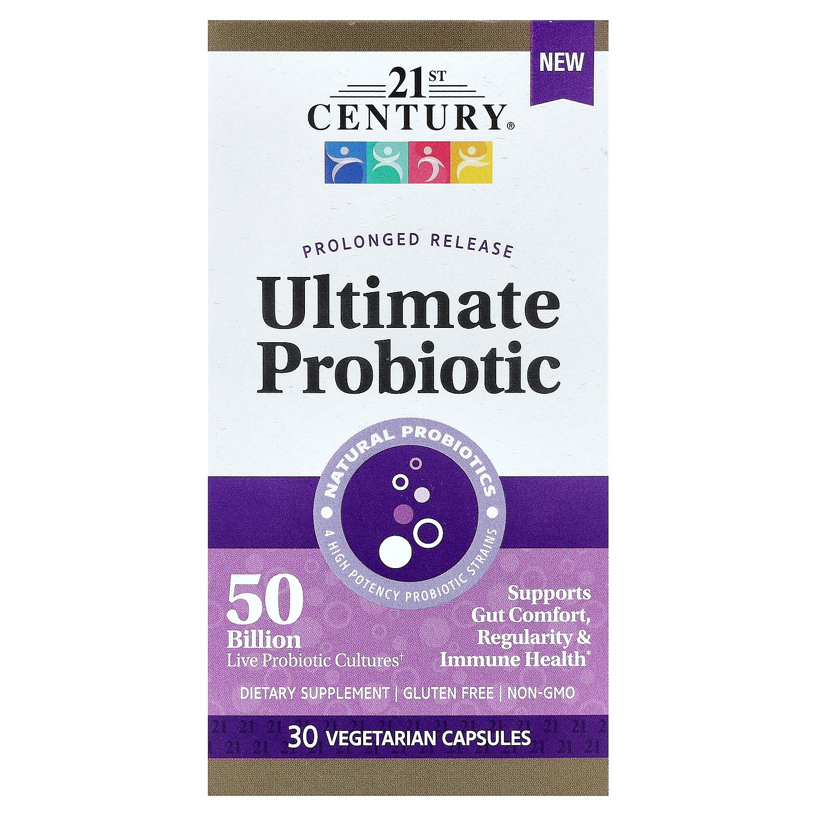21st Century Ultimate Probiotic, 50 Billion, 30 Vegetarian Capsules