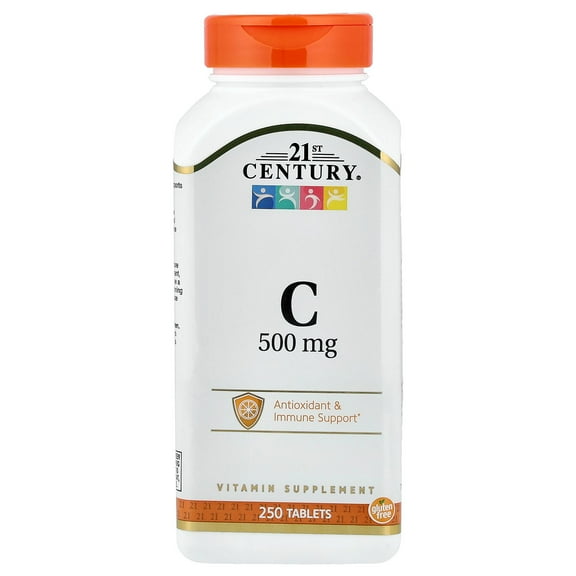 21st Century Vitamin C, 500 mg, 250 Tablets