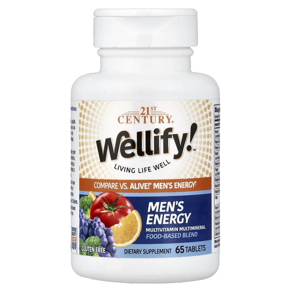 21st Century Wellify! Men's Energy, Multivitamin Multimineral, 65 Tablets